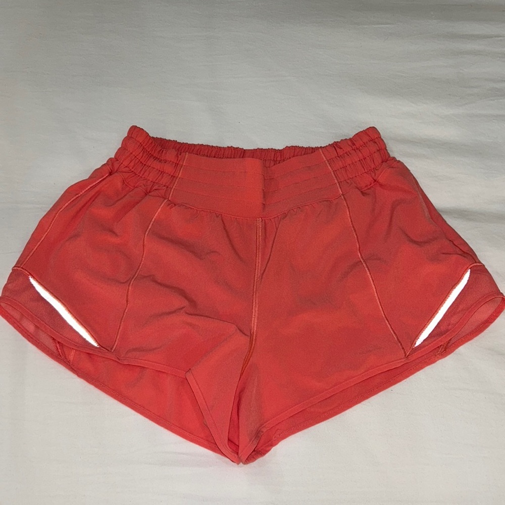 Never used lululemon high rise shorts